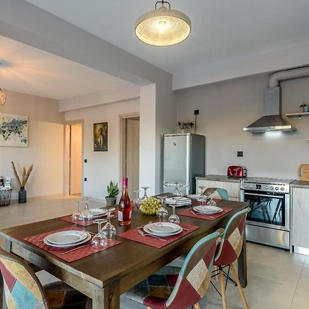 Villa Vasiliki Stalos Bagian luar foto
