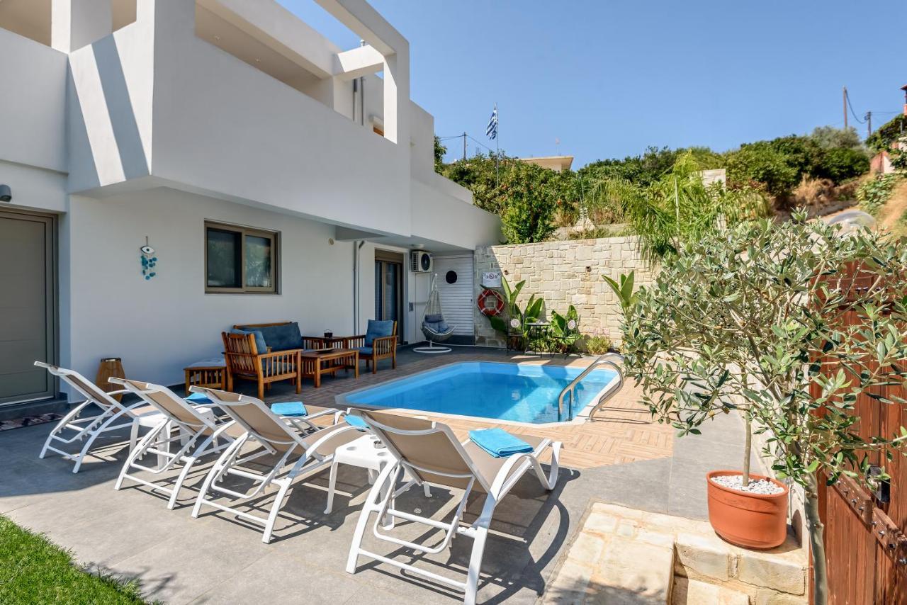 Villa Vasiliki Stalos Bagian luar foto