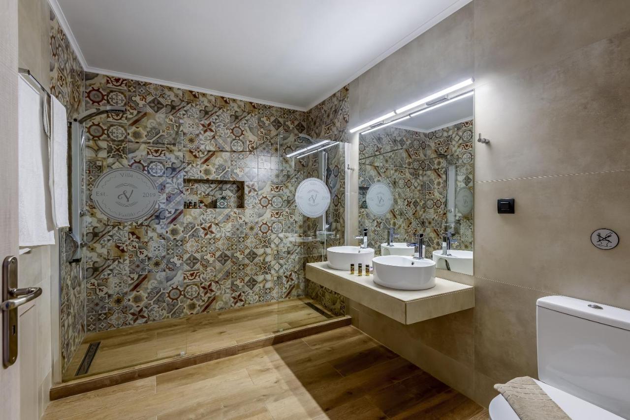 Villa Vasiliki Stalos Bagian luar foto